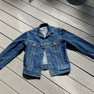Vintage Lee Blue Denim Trucker Jacket